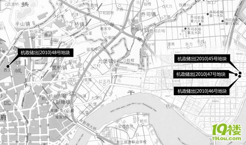 【土地出讓公告】杭政儲出[2010]45-48號